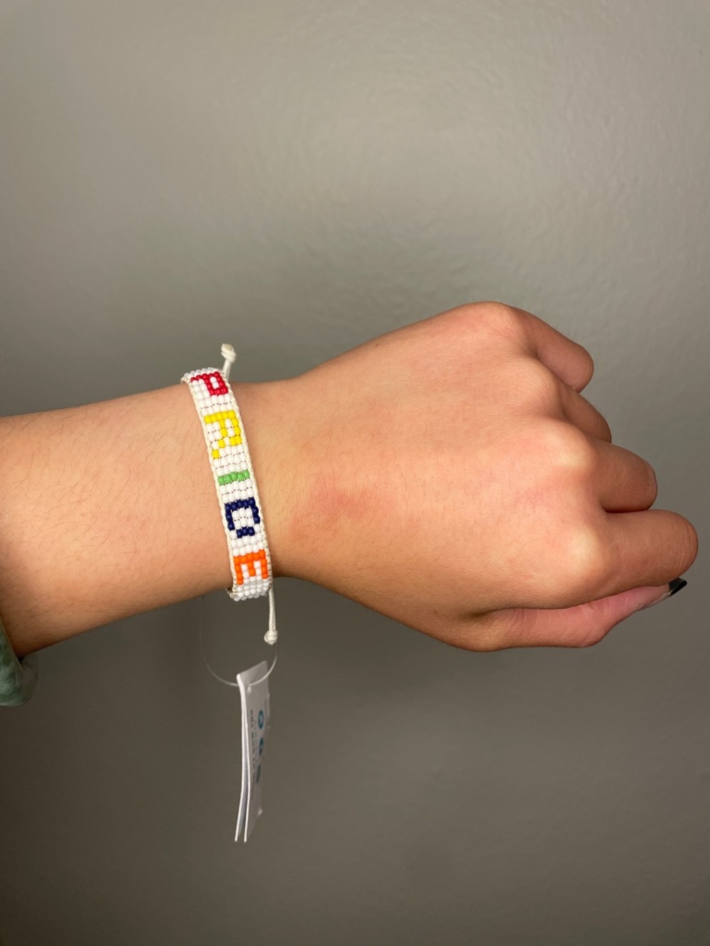 NWT Ubuntu Life Pride Bracelet • Adjustable, Handwoven, Beaded